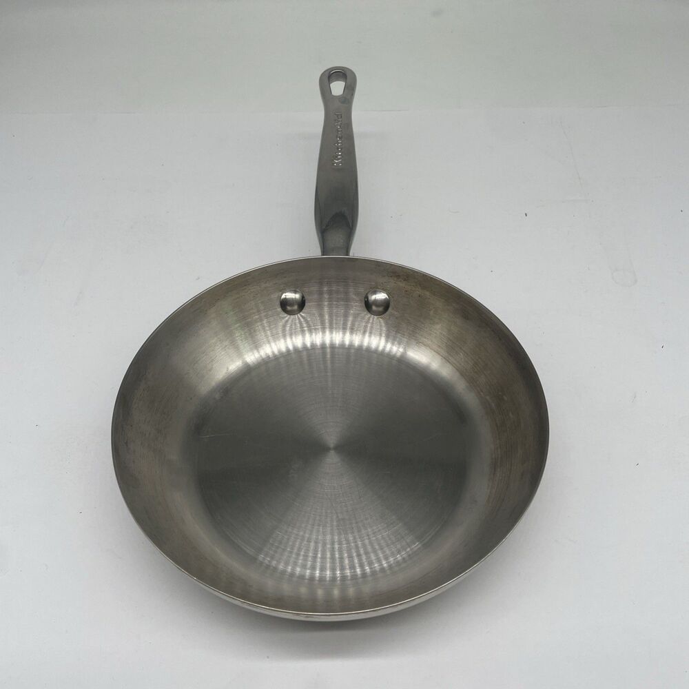 Kitchen Aid 5-Ply Full Cap Copper Base 8 Inch Induction Frying Pan Skillet Heavy